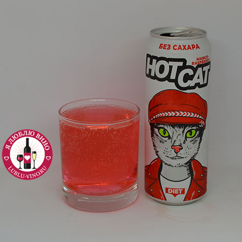 энергетик Hotcat (Hot Cat) Mango Raspberry Diet без сахара